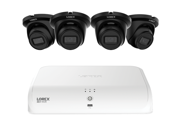 Lorex Fusion Series 4K+ 16 Channel (8 Wired + 8 Fusion Wi-Fi) 2TB Wired System with A4 Wired 2K IP Turret Cameras