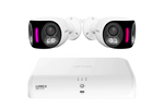 Lorex Fusion Series 4K+ 16 Channel (8 Wired + 8 Fusion Wi-Fi) 2TB Wired System with H20 Wired 4K IP Dual Lens Cameras
