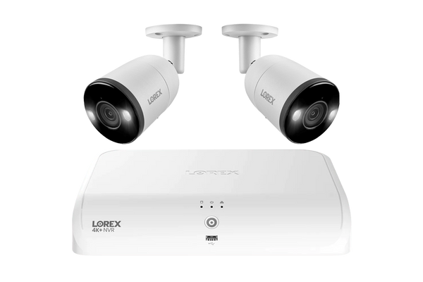 Lorex Fusion Series 4K+ 16 Channel (8 Wired + 8 Fusion Wi-Fi) 2TB Wired System with H13 Wired 4K IP Bullet Cameras