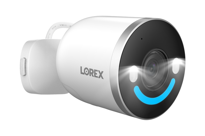 Lorex 4K Spotlight Indoor/Outdoor Wi-Fi 6 Security Camera with Smart Security Lighting