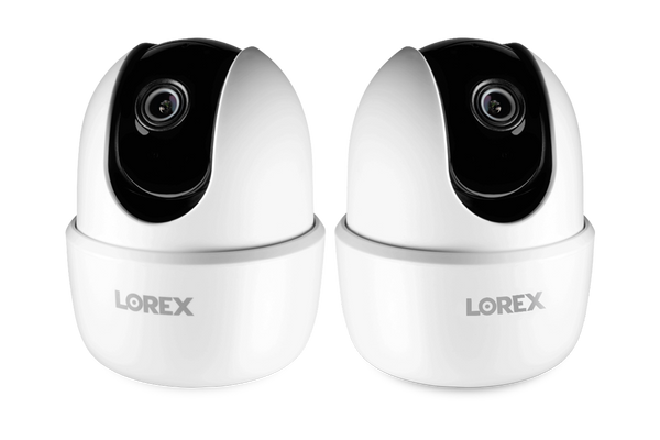 1080p Full HD Smart Indoor Wi-Fi Pan-Tilt Security Camera (2-pack)